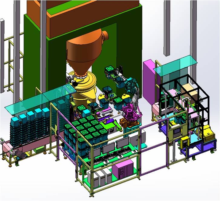 WX混合機(jī)自動(dòng)化連線(xiàn)