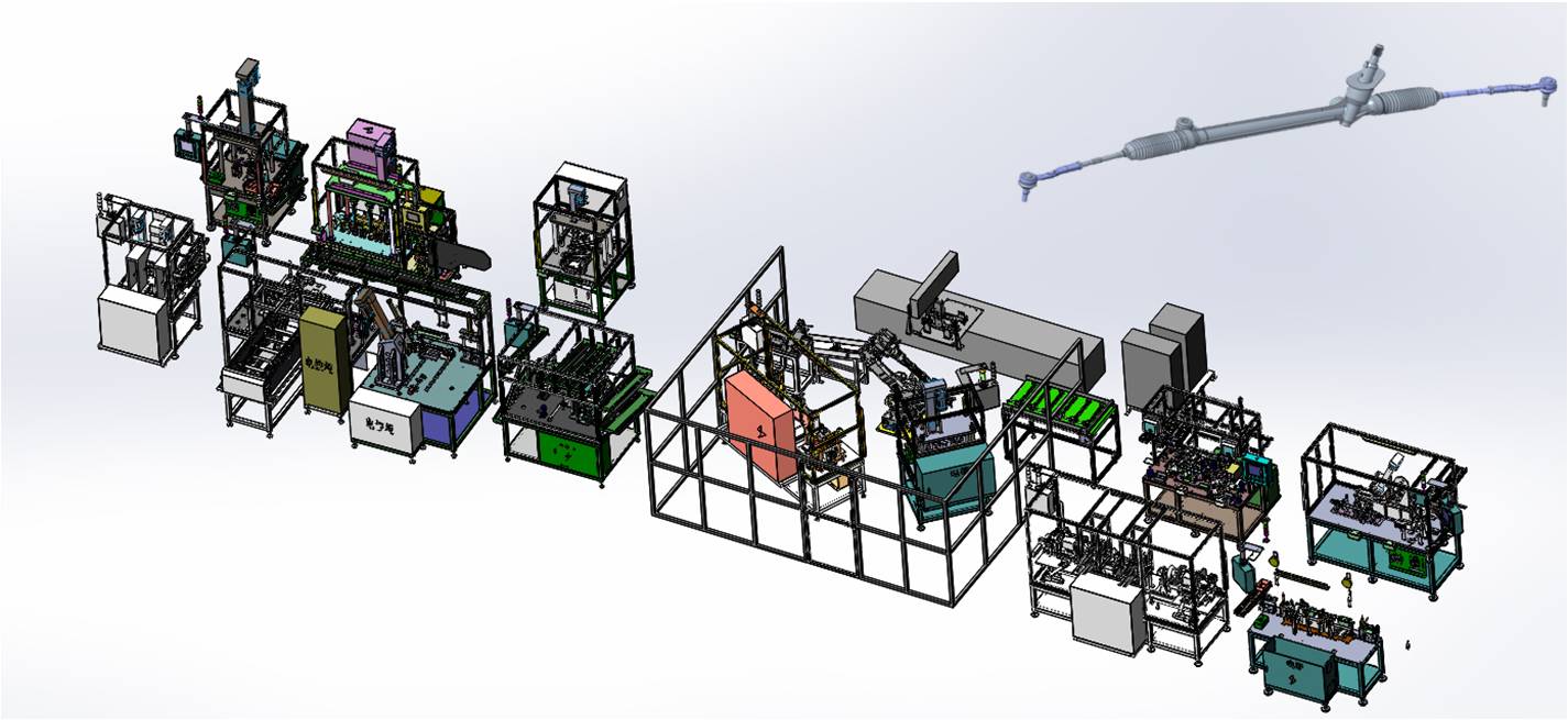 汽車(chē)轉(zhuǎn)向器MS半自動(dòng)生產(chǎn)線(xiàn)
